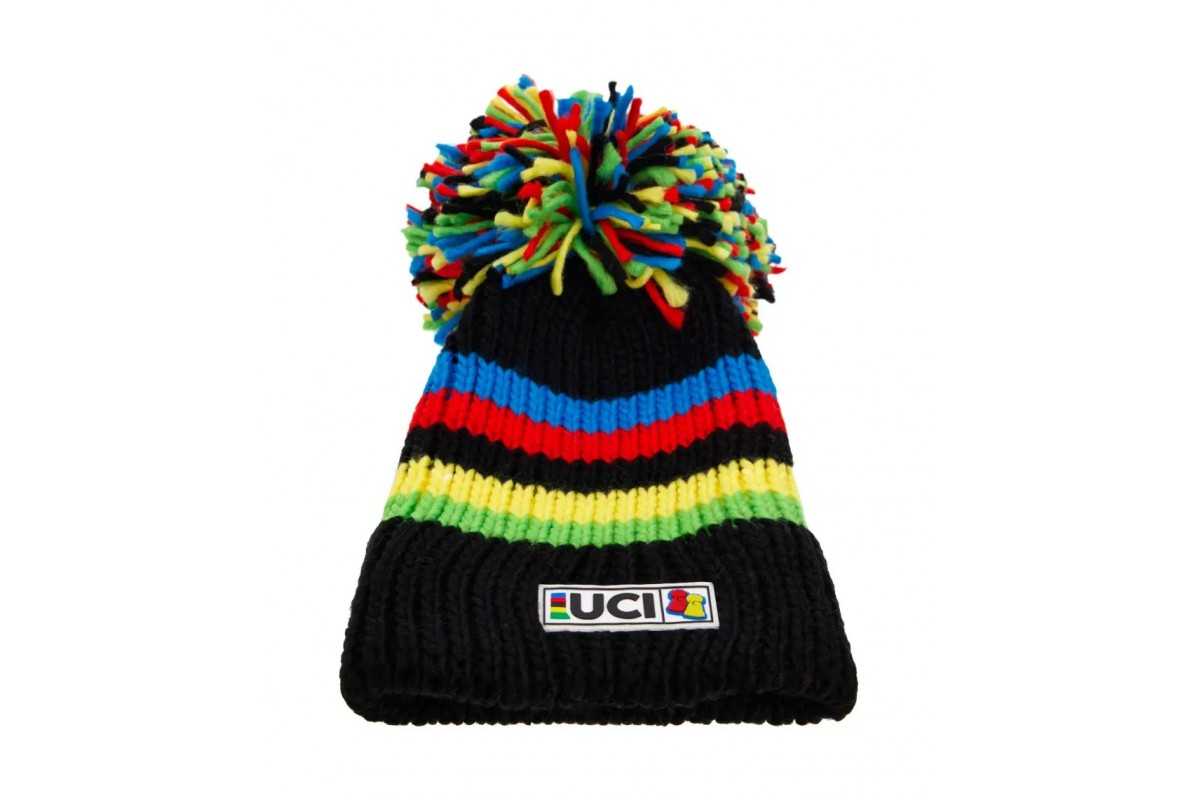 Berretto invernale Uci world champion big bobble hat Berretto invernale Uci world champion big bobble hat