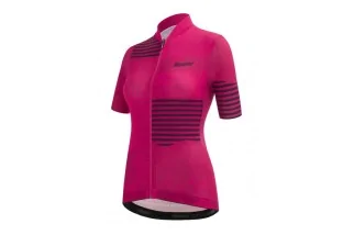 Maglia Santini Giada Optic donna fuxia