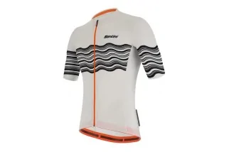 Maglia Santini Tono Profilo colore bianca