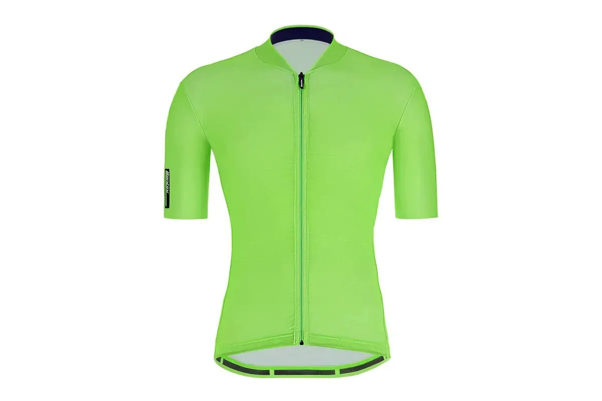 Maglia Santini Color fluo green Maglia Santini Color fluo green