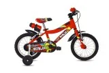 bici bambino Super ninja rosso 14"