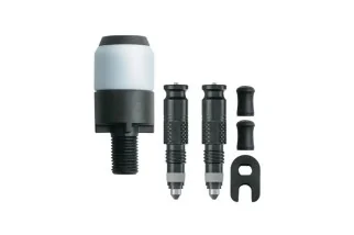 kit di conversione per valvole presta clik valve + adattatore pompa