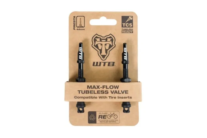 COPPIA VALVOLE TUBELESS TCS AL MAX-FLOW COMPATIBILE INSERTI COPERTONI - 46 MM