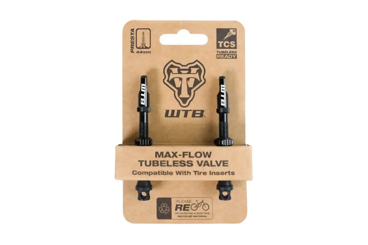 COPPIA VALVOLE TUBELESS TCS AL MAX-FLOW COMPATIBILE INSERTI COPERTONI - 46 MM
