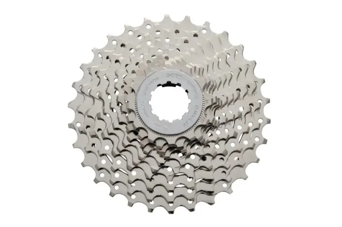 pacco pignoni a cassetta tiagra hg500 10v - 11-32 denti argento sh11