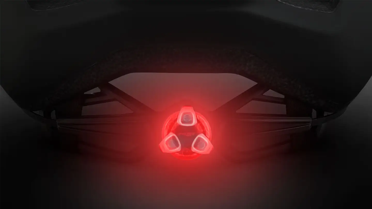 Casco con luce posteriore Met Allroad Mips